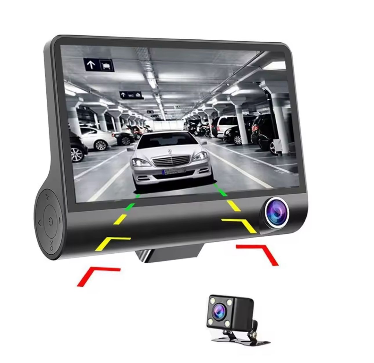🚘📹 Cámara de Coche de 3 Canales – Seguridad Total 24/7 (Cod.882)