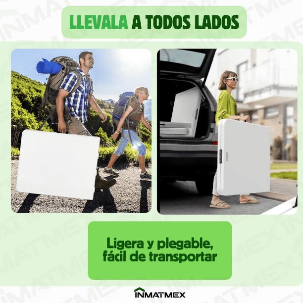 Mesa Pegable
1.8 M 💰RD$3,100
Tablón para Jardín, Picnic, Oficina.
Mesa Plegable Tipo Portafolio Ideal para Patio Jardin Campismo - Alta Calidad Resistente Largo Plástico Portátil - mesas Plegables de plastico