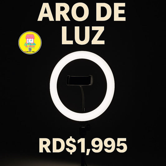 Aro de Luz (13 Pulgadas + Trípode)