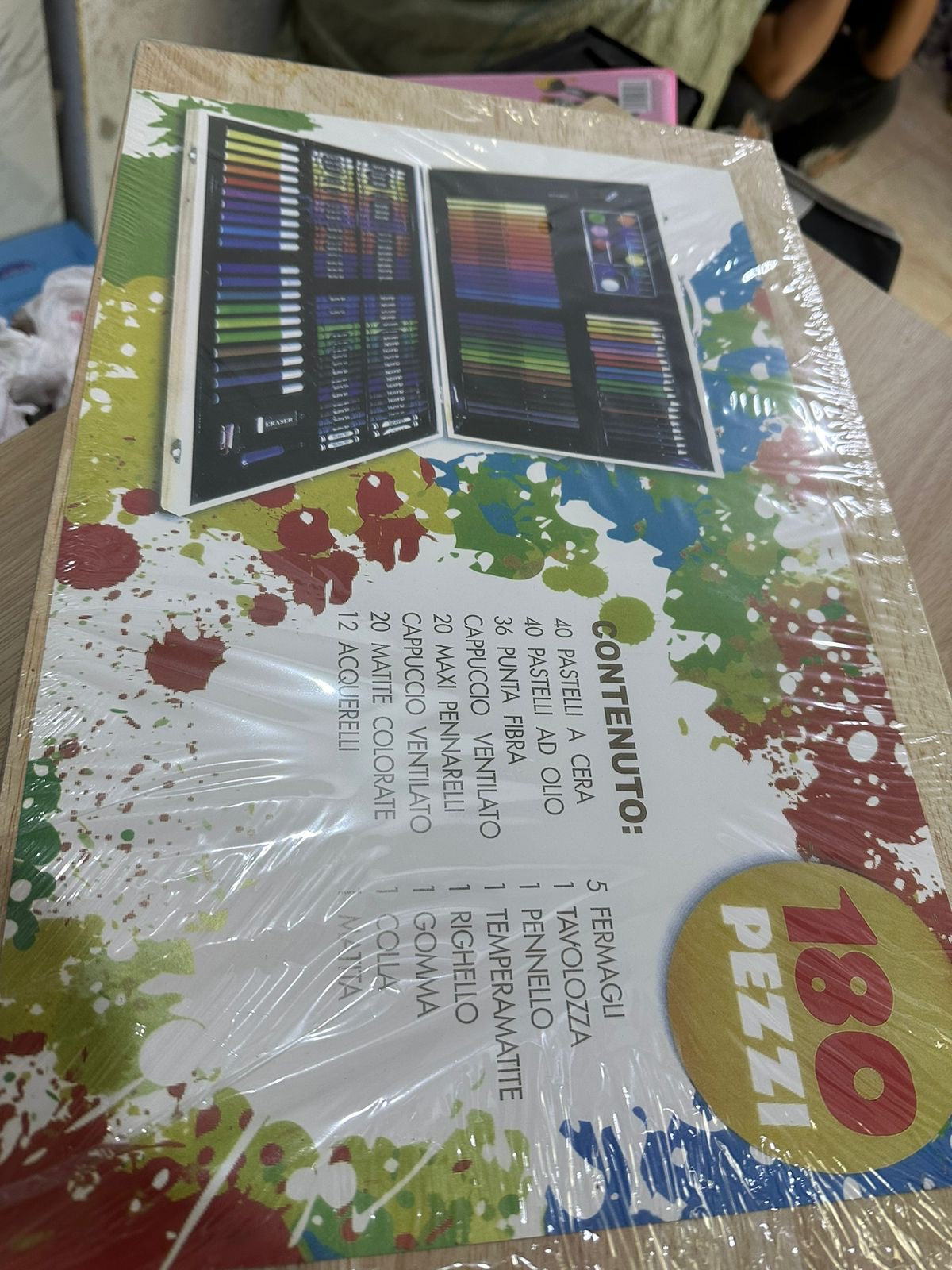 Caja de madera (180 Pcs)