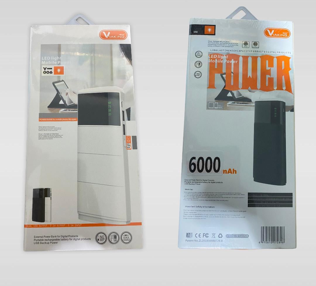 Cargador Inalámbrico 🛜 Con Linterna
(POWER BANK)