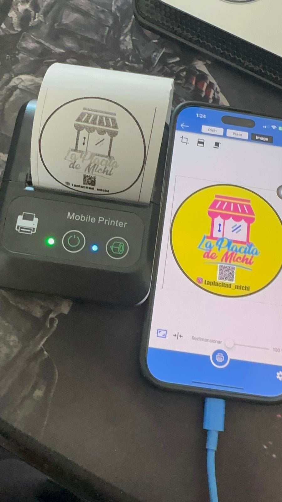 Mini Impresora Bluetooth (H50) Portátil