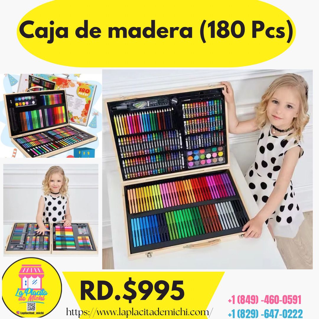 Caja de madera (180 Pcs)
