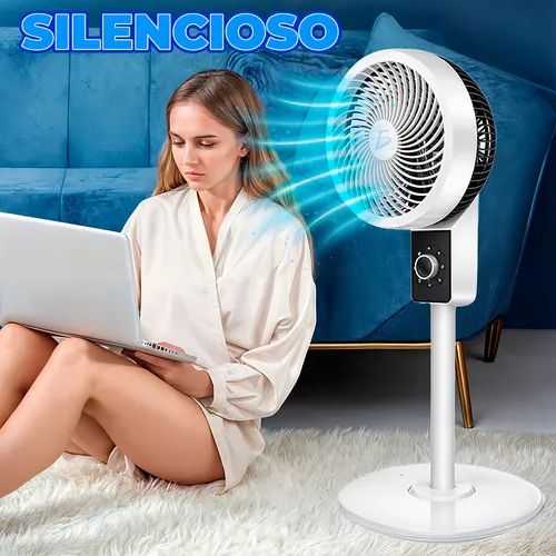✨ Ventilación inteligente
✅ Oscilación 120° | Inclinación 85°
❄️✨ Ventilador de Pedestal Silencioso ✨❄️ (Cod.AF4)