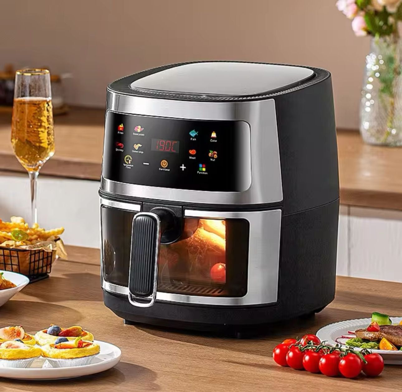 🍟✨ Freidora de Aire Digital (8 Litros) de Alta Capacidad ✨🍟 (Cod.S19)