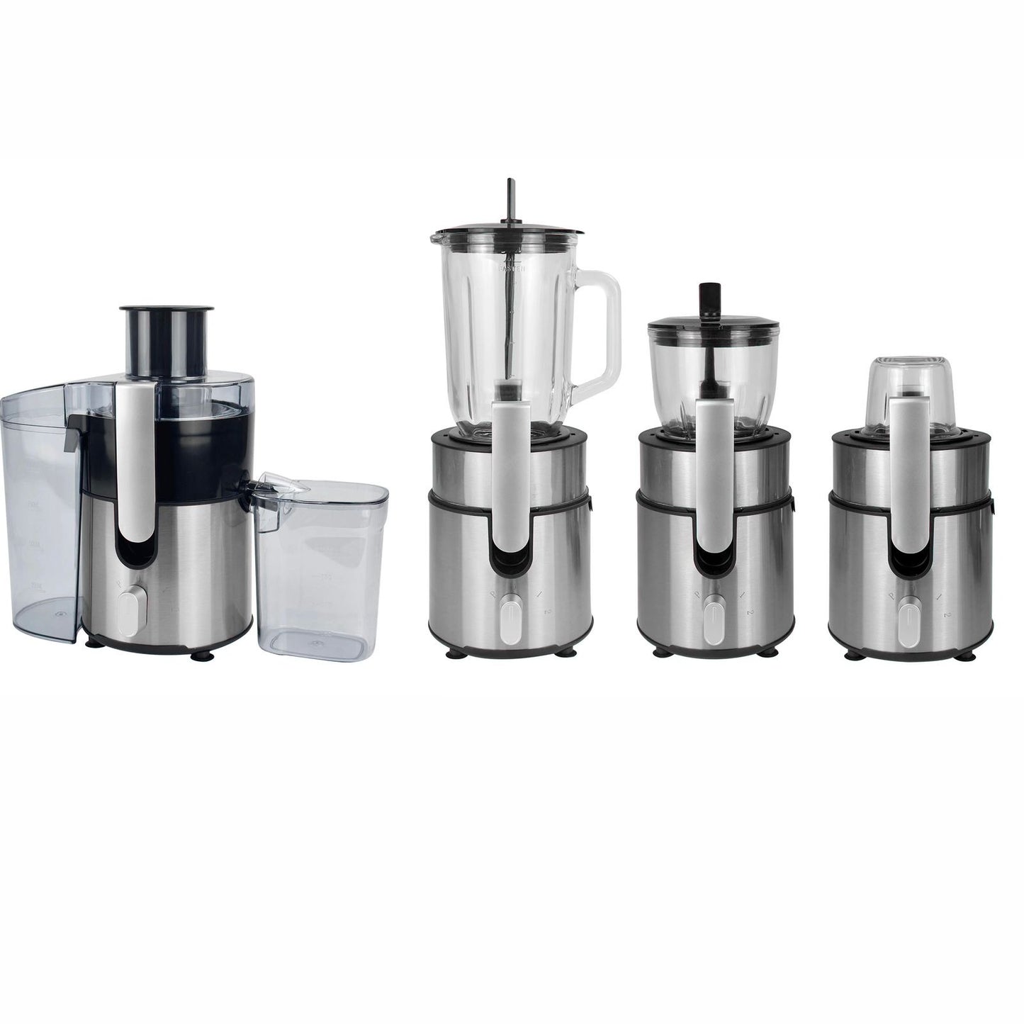 Extractor de Jugos, Licuadora, Molinillo, Moledor de Carnes -850W- (4 en 1) (Cod.808)