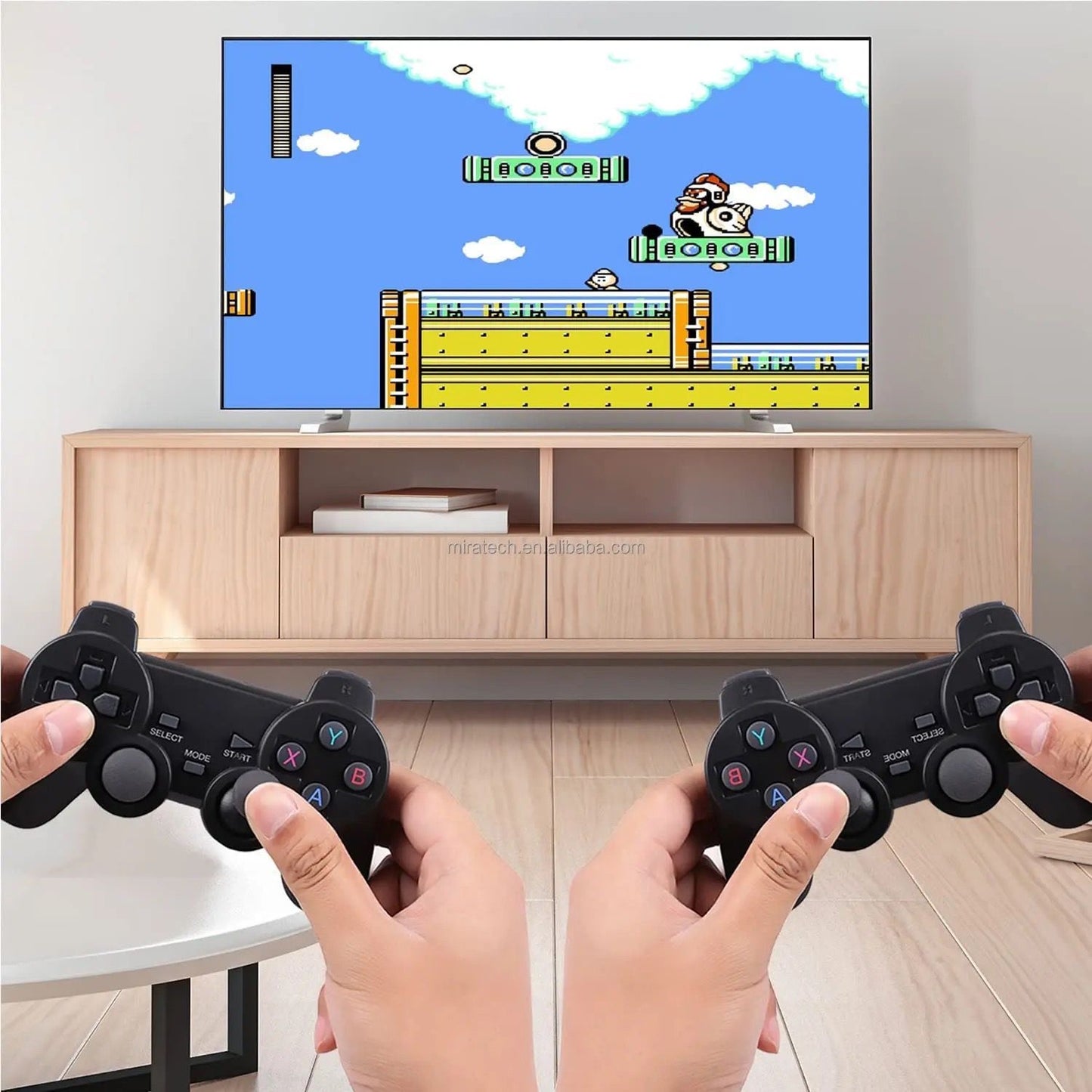 4K Ultra HD Game Stick Lite 2.4G
💰RD$1,995
Consola de Juegos 🎮 4K
Con Salida HDMI y 2 Controles incluye ( 10.000 Juegos Diferentes.)
- 2 Controles (no incluye batería)