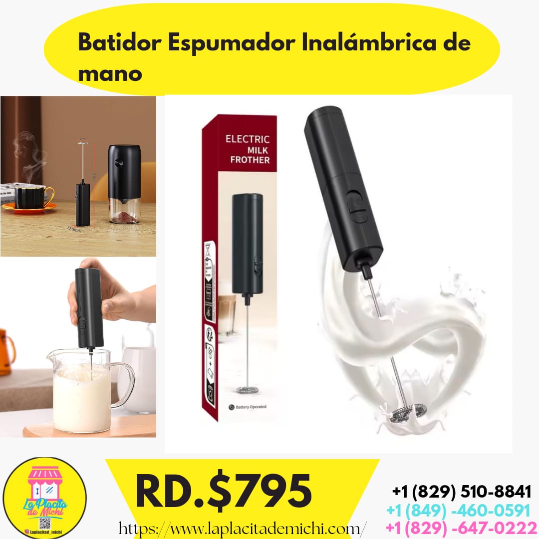Batidor Espumador Inalámbrica de mano