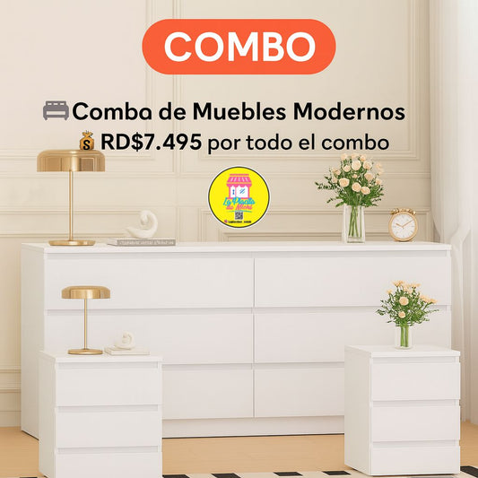 🛋️ Combo de Muebles Modernos – ¡Estilo y Funcionalidad en un Solo Paquete!