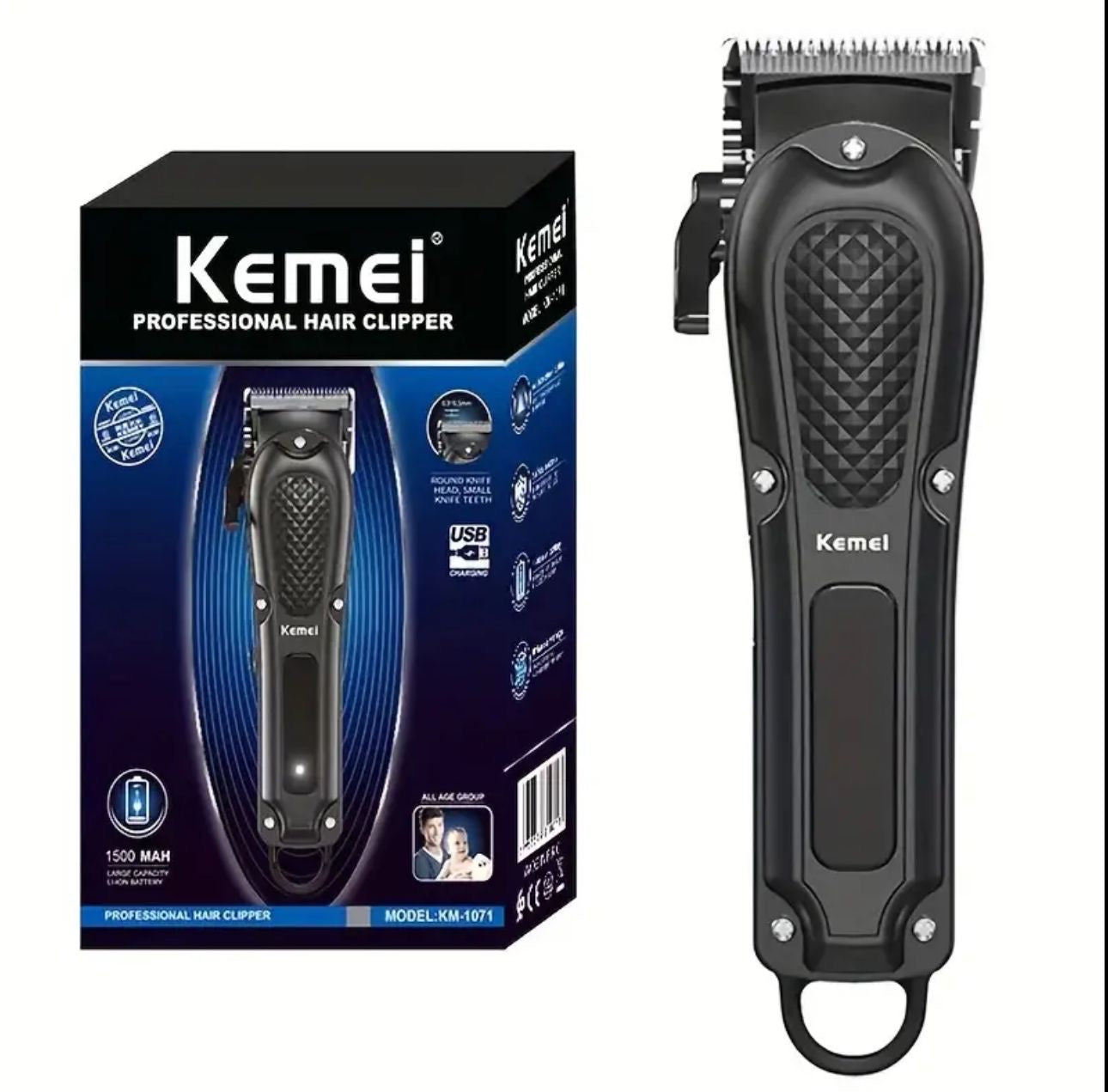 Combo Kemei 2 en 1
Abejón de Recortar + Trimmer de Afeitar
