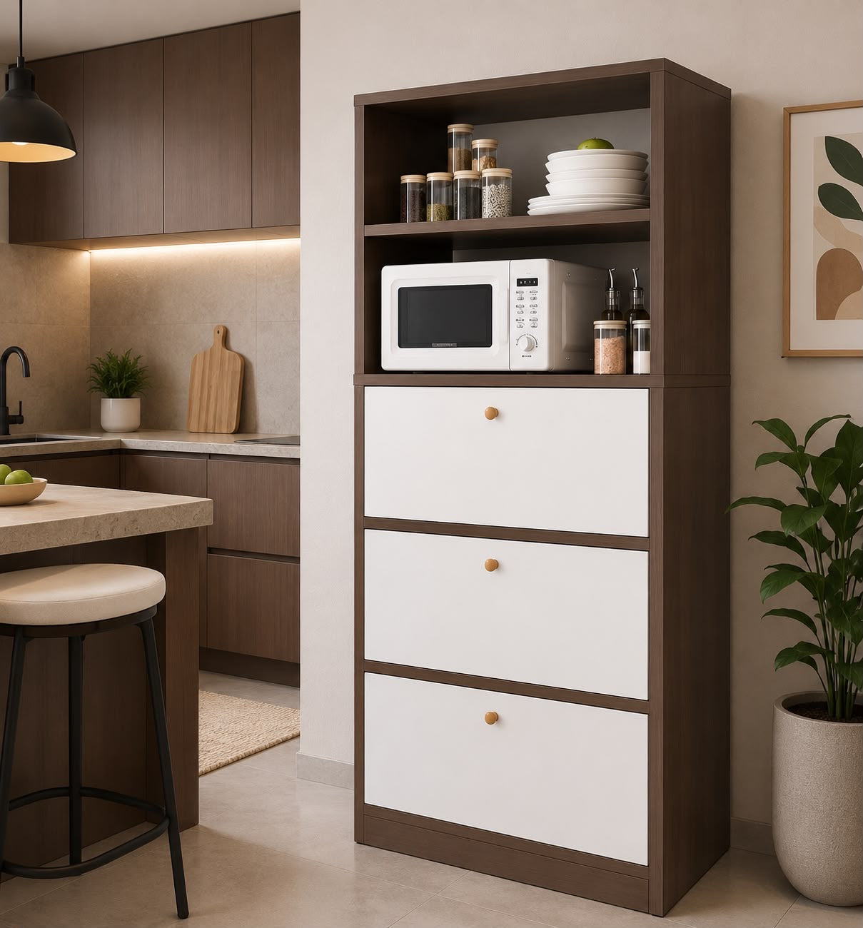 🍽️🤎 ORGANIZADOR DE COCINA MULTIFUNCIONAL PREMIUM – ELEGANCIA, ORDEN Y MAYOR CAPACIDAD DE ALMACENAMIENTO 🤎🍽️
🆔 Cod. 283264 Marrón
💰 RD$4,495