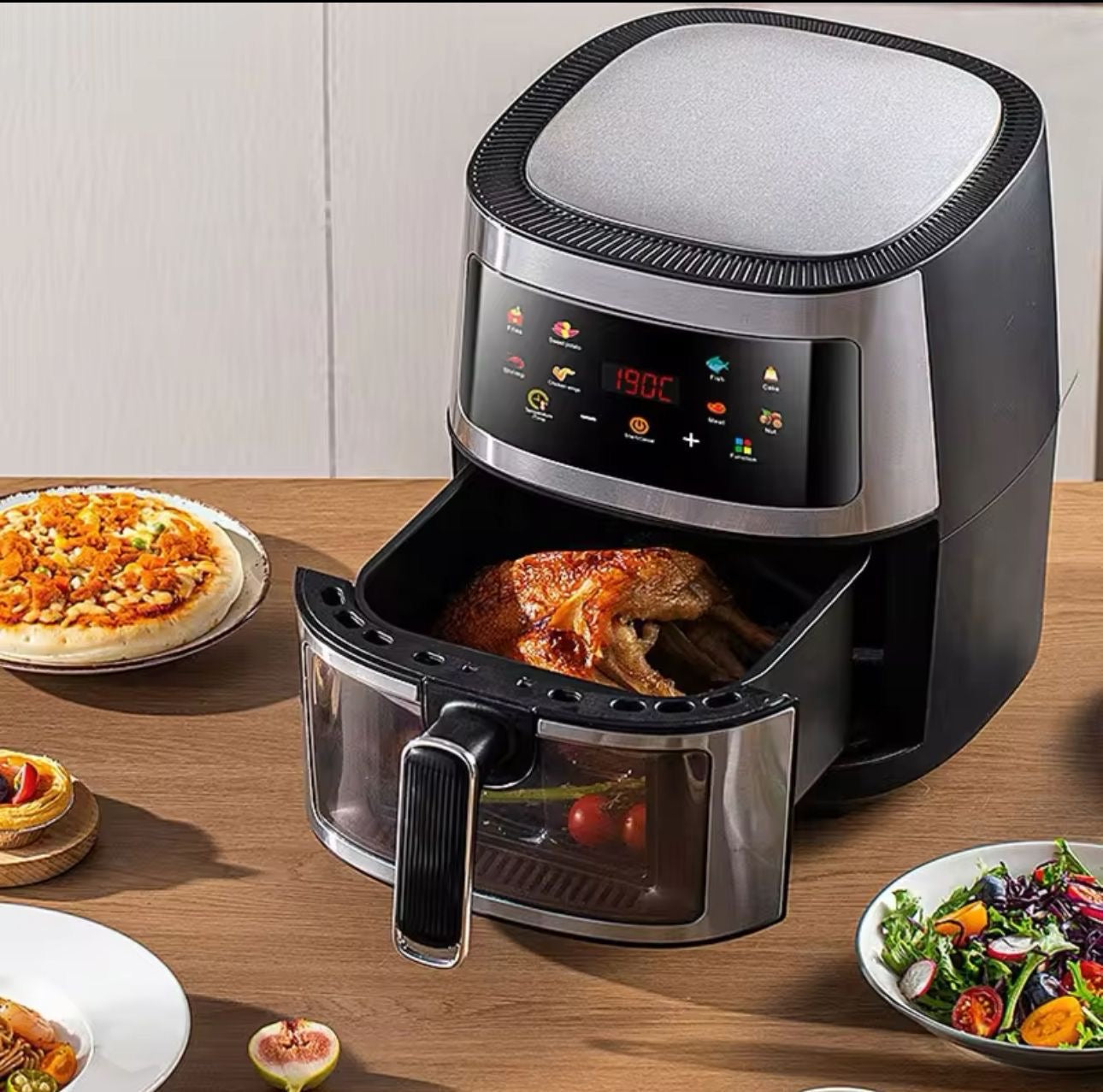 🍟✨ Freidora de Aire Digital (8 Litros) de Alta Capacidad ✨🍟 (Cod.S19)