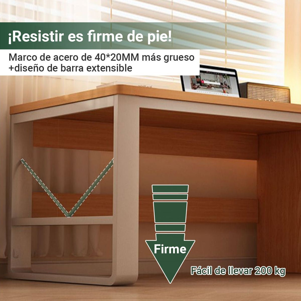 🪑✨ Escritorio Moderno Multifuncional con 3 Compartimentos ✨🪑
(Cód. 250106) (120cmx60cm)
💰RD$3,995