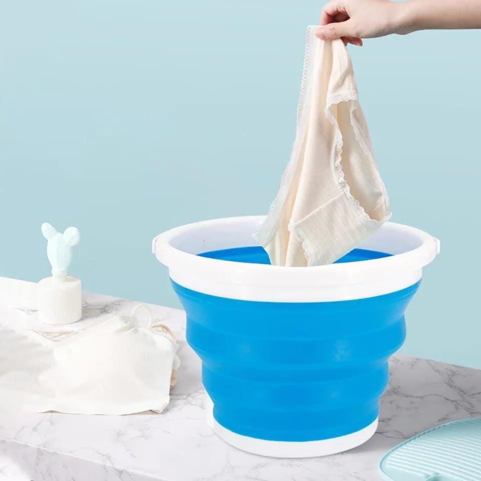 Mini lavadora Portátil 2 en 1 Plegable (Cod.-037)