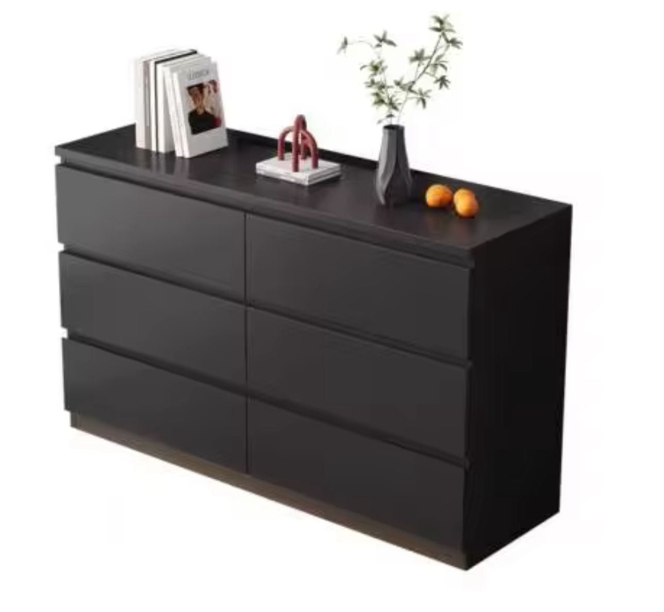 🧺 Armario de Almacenamiento con 6 Cajones Color Negro – Organización Práctica. (Cod. 80025-3)