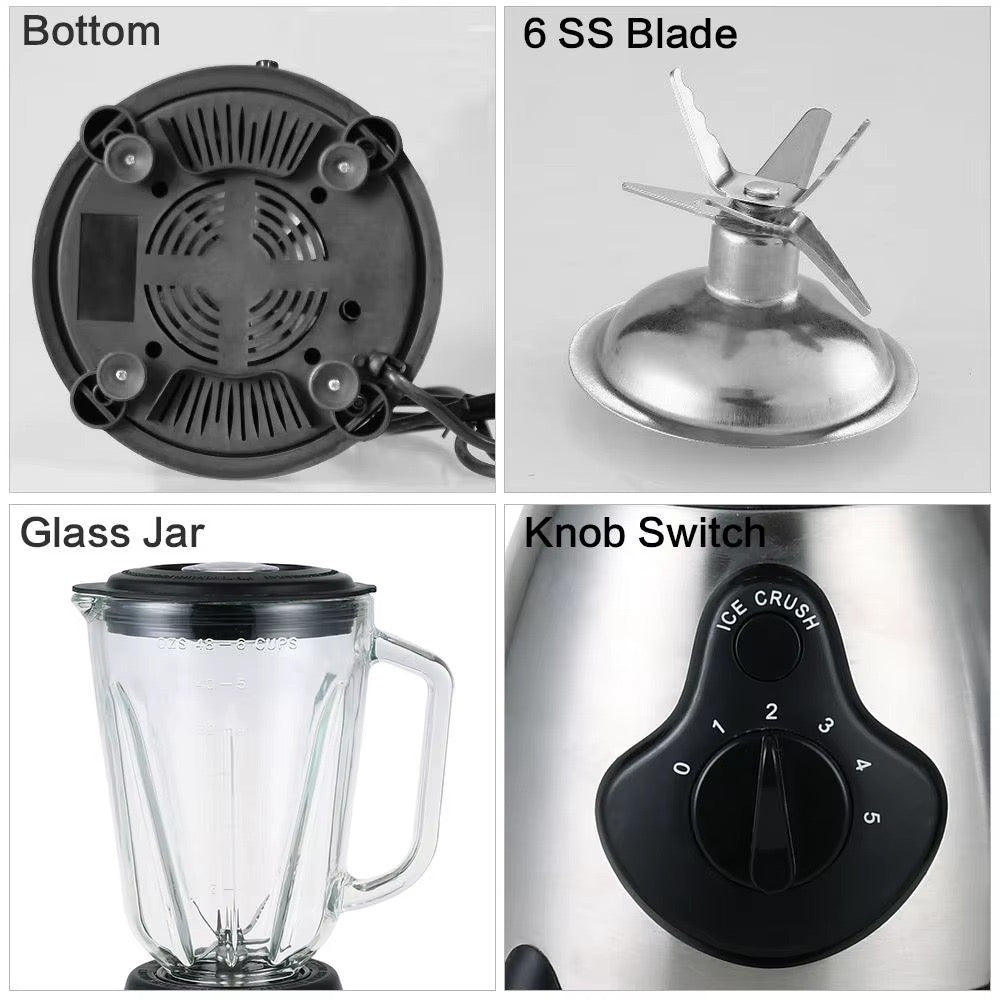 ⚡🥤 Licuadora Eléctrica Profesional 1.5L (Modelo VB-279) 🥤⚡