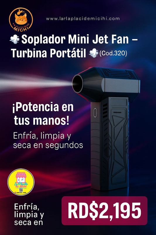 💨✨ Soplador Mini Jet Fan – Turbina Portátil ✨💨 (Cod.320)