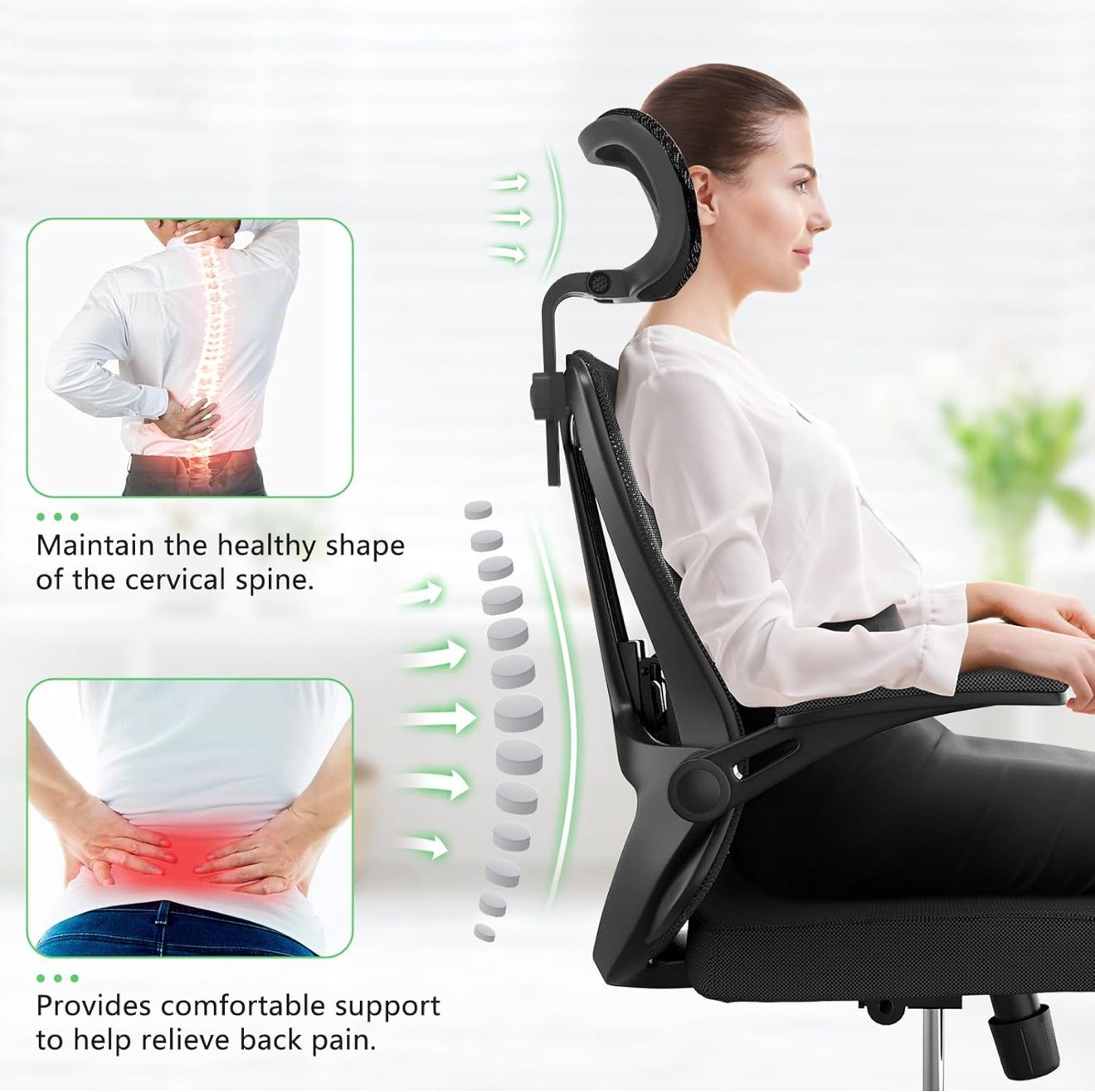 🪑 Silla Ergonómica de Oficina con Cabecera – Confort y Estilo para tu Día.
📦 Código: 4408
