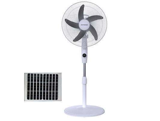 Abanico Recargable Con Panel Solar