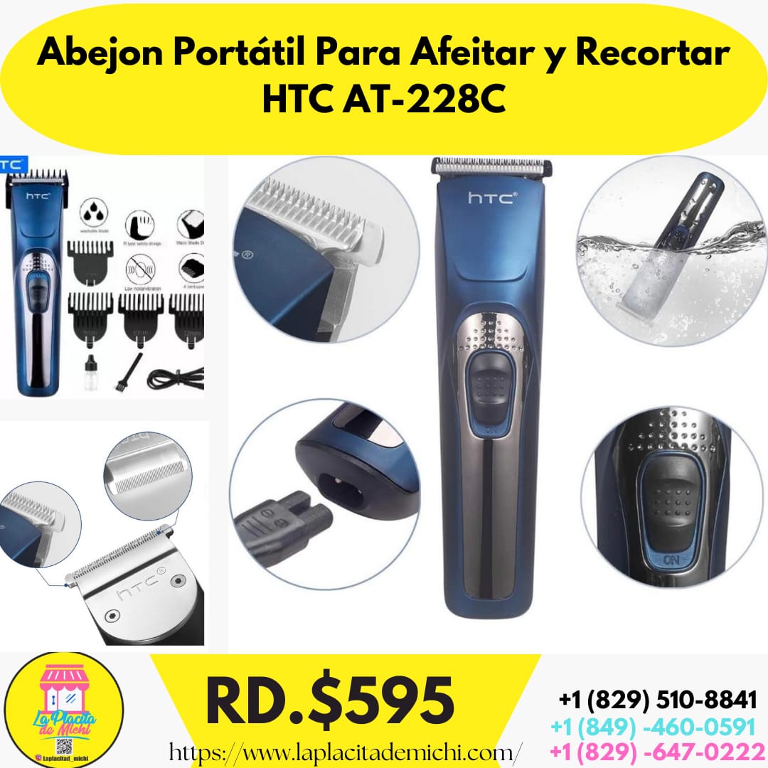 Abejon Portátil Para Afeitar y Recortar 
HTC AT-228C