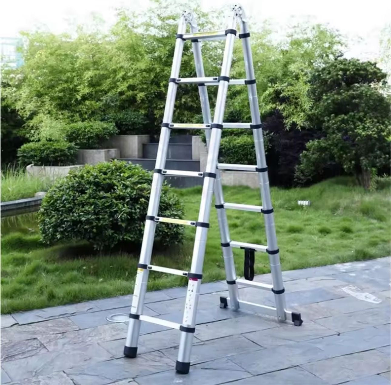 🪜 Escalera Telescópica de Espiga – Doble Extensión 2.5M + 2.5M (Cod.16028)