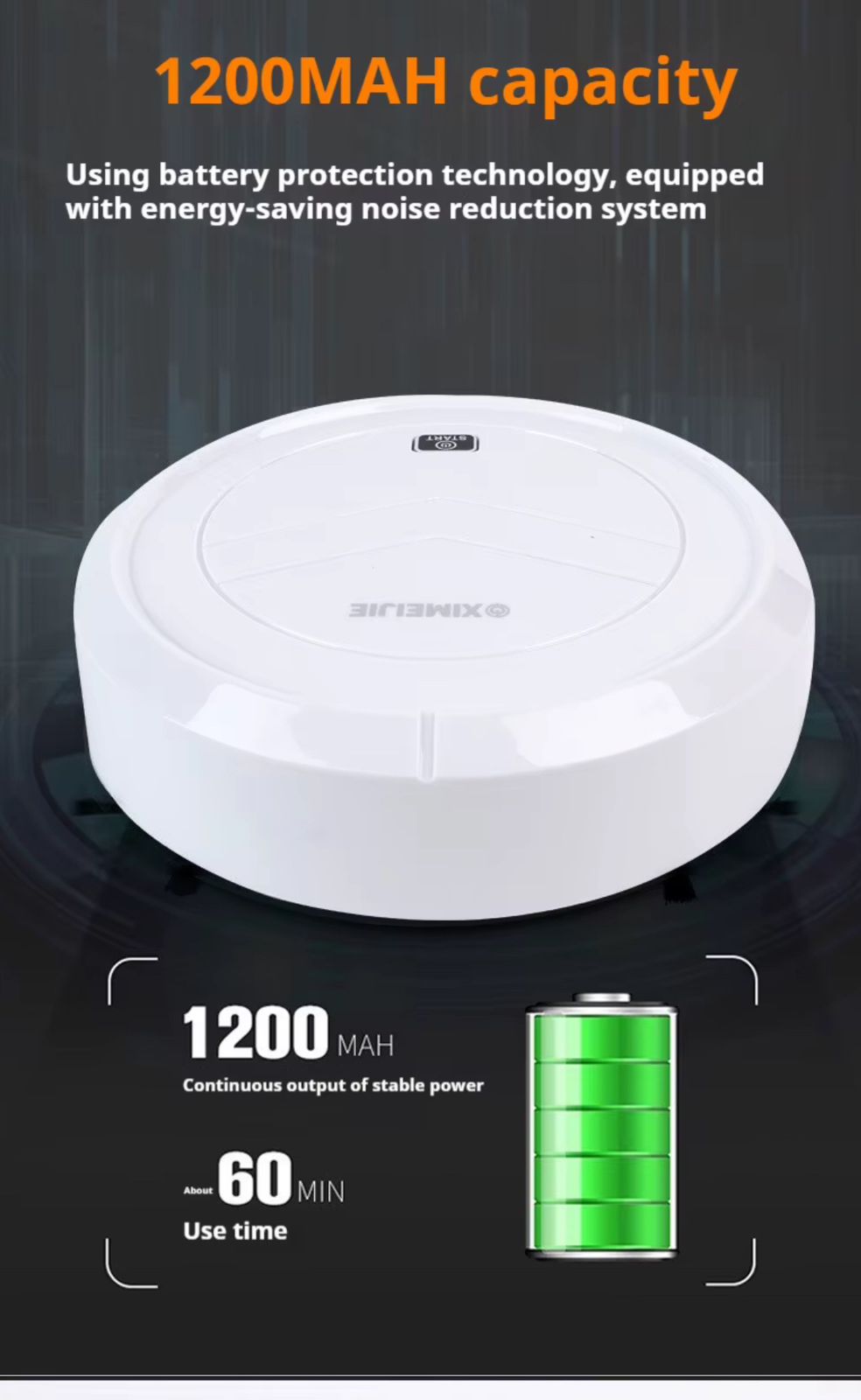 Aspiradora Robot Recargable (XM669)