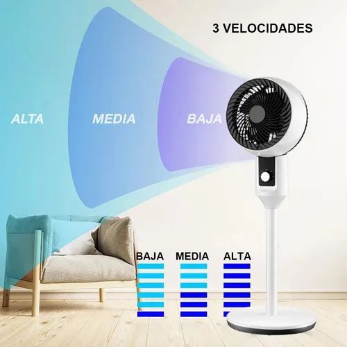 ✨ Ventilación inteligente
✅ Oscilación 120° | Inclinación 85°
❄️✨ Ventilador de Pedestal Silencioso ✨❄️ (Cod.AF4)