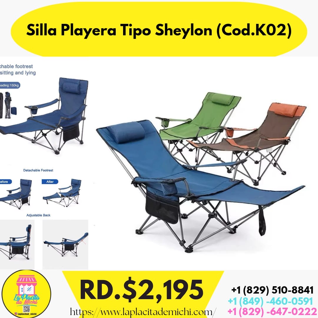 Silla Playera Tipo Sheylon (Cod.K02)