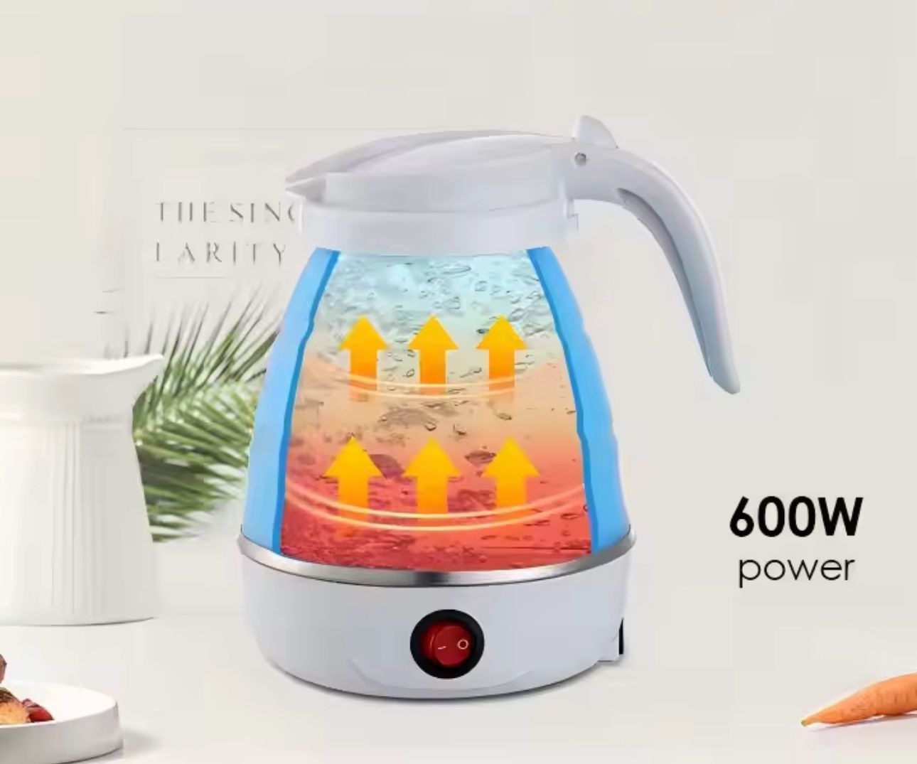 🔥🚿 Hervidor Eléctrico Plegable de Viaje – 600W / 600ml (Cod.2008)