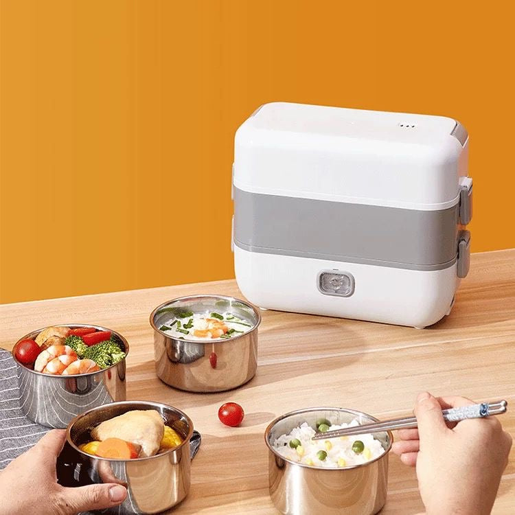 🍱✨ ¡Dile adiós a la comida fría!
Con la Lonchera Eléctrica Multifuncional de Doble Capa disfrutarás de tus comidas siempre calientes, frescas y con el mejor sabor 💯🔥