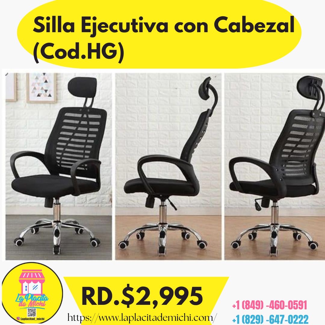 Silla Ejecutiva con Cabezal (Cod.HG)
