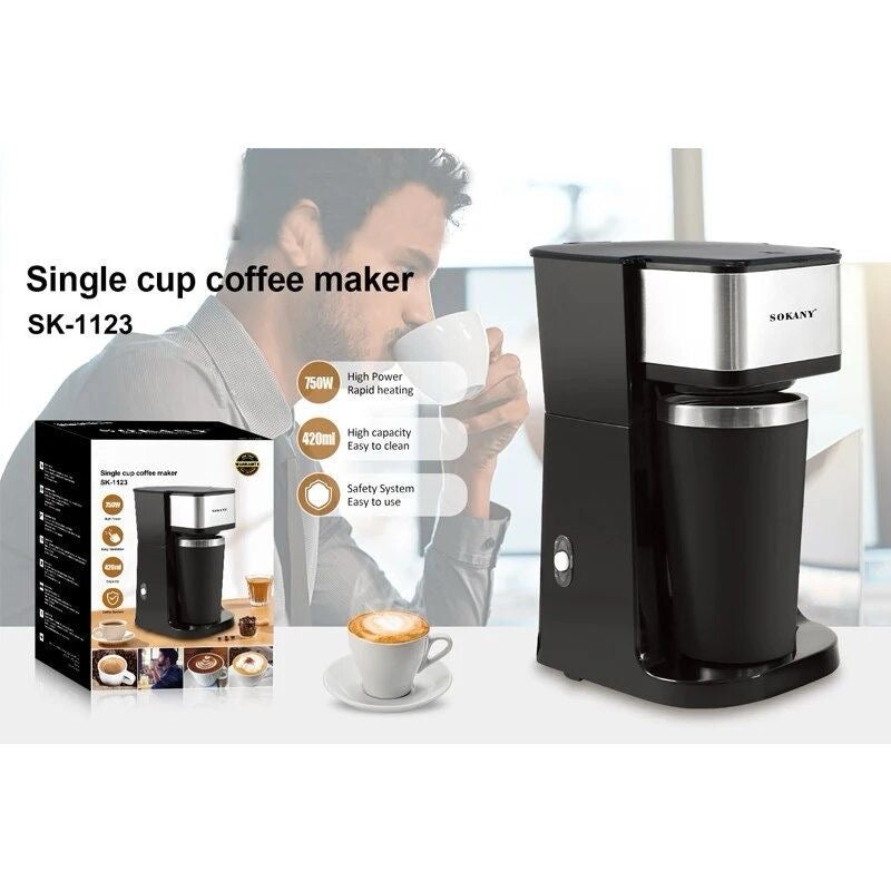 ☕✨Cafetera Individual Sokany SK-1123 ✨☕