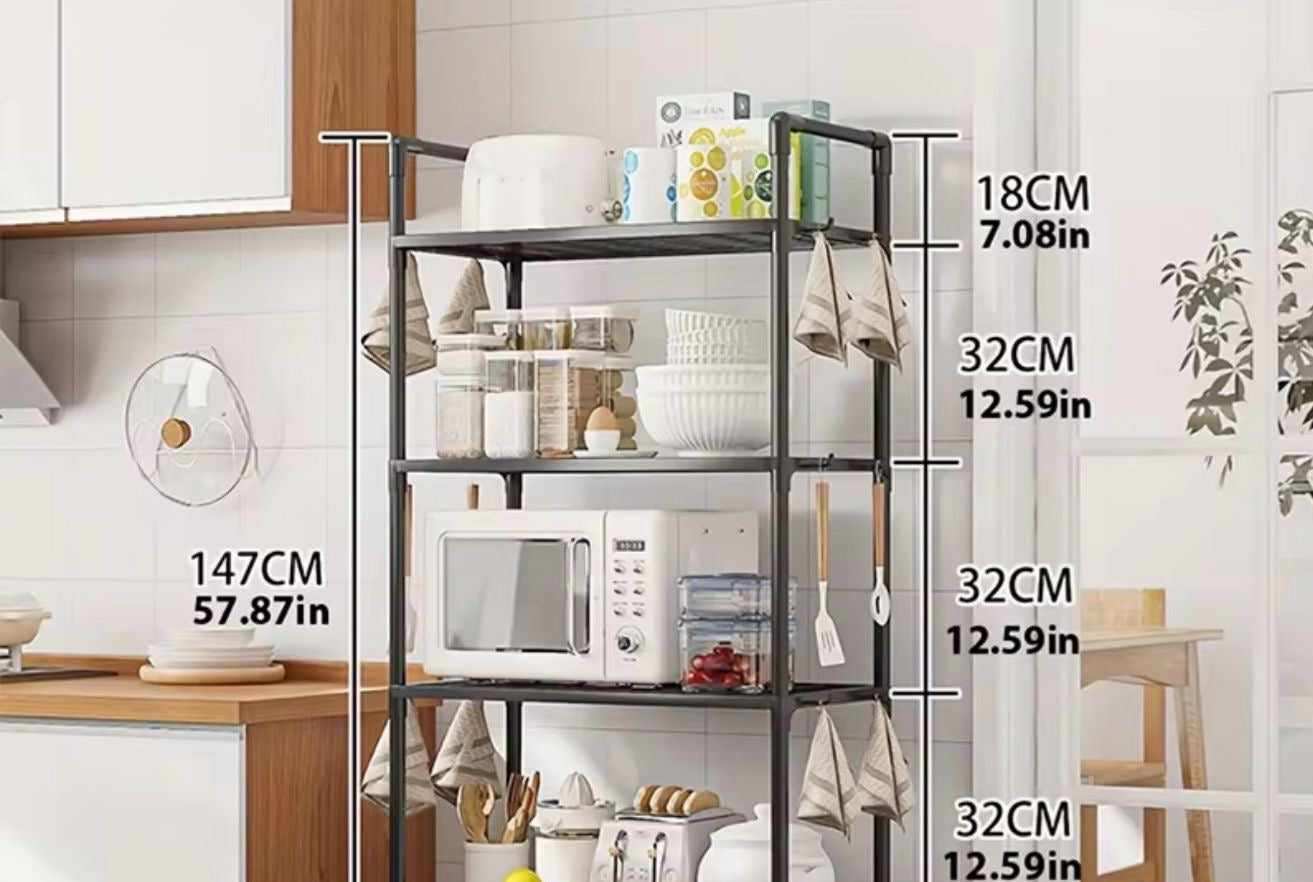✨🗄️ MULTI-FUNCTION SIMPLE STORAGE RACK 🏠✨
Estante y Organizador Multifuncional 4 Niveles (Cod.Ju3-36)