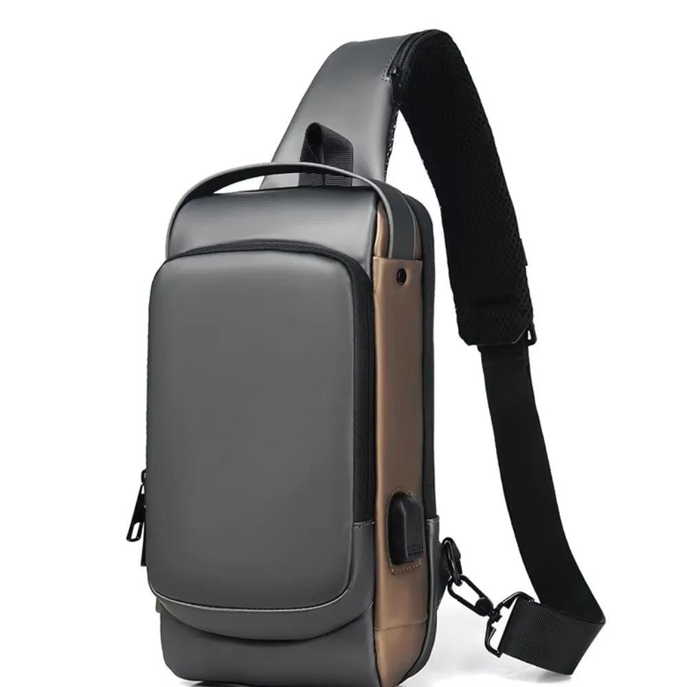 Bolso Cruzado de Hombre Impermeable y Candado de Seguridad
(Cod.M-35)