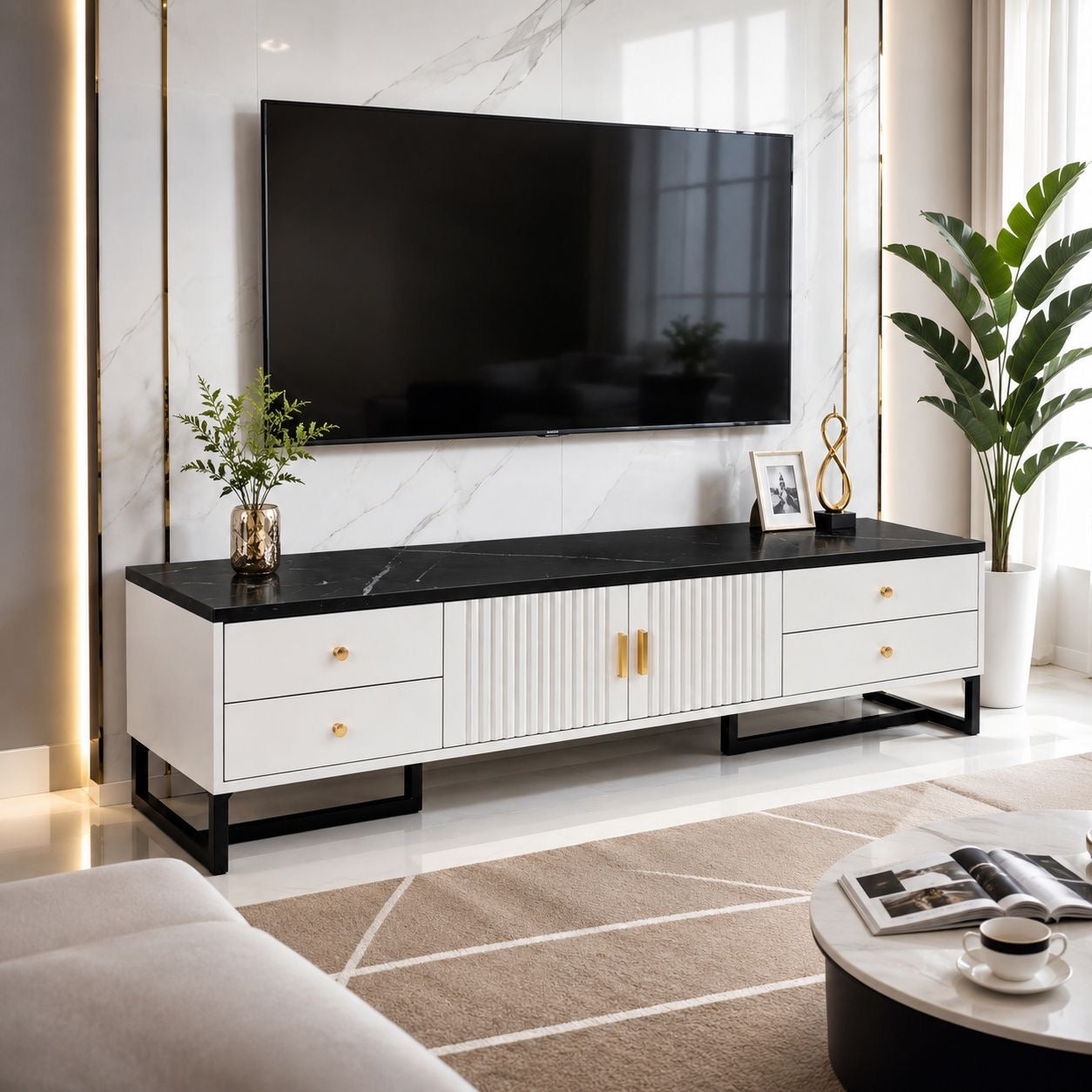 📺✨ MUEBLE DE TV MODERNO CON CAJONES – ELEGANCIA Y ORGANIZACIÓN PARA TU SALA ✨📺
🆔 Cod. 82630-1
📏 Medida: 140 cm
💰 Precio: RD$4,695
