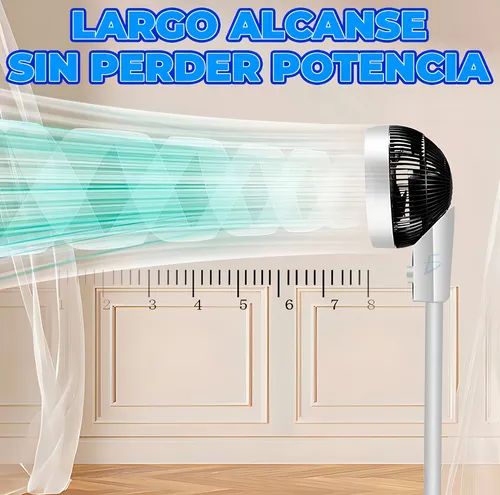 ✨ Ventilación inteligente
✅ Oscilación 120° | Inclinación 85°
❄️✨ Ventilador de Pedestal Silencioso ✨❄️ (Cod.AF4)