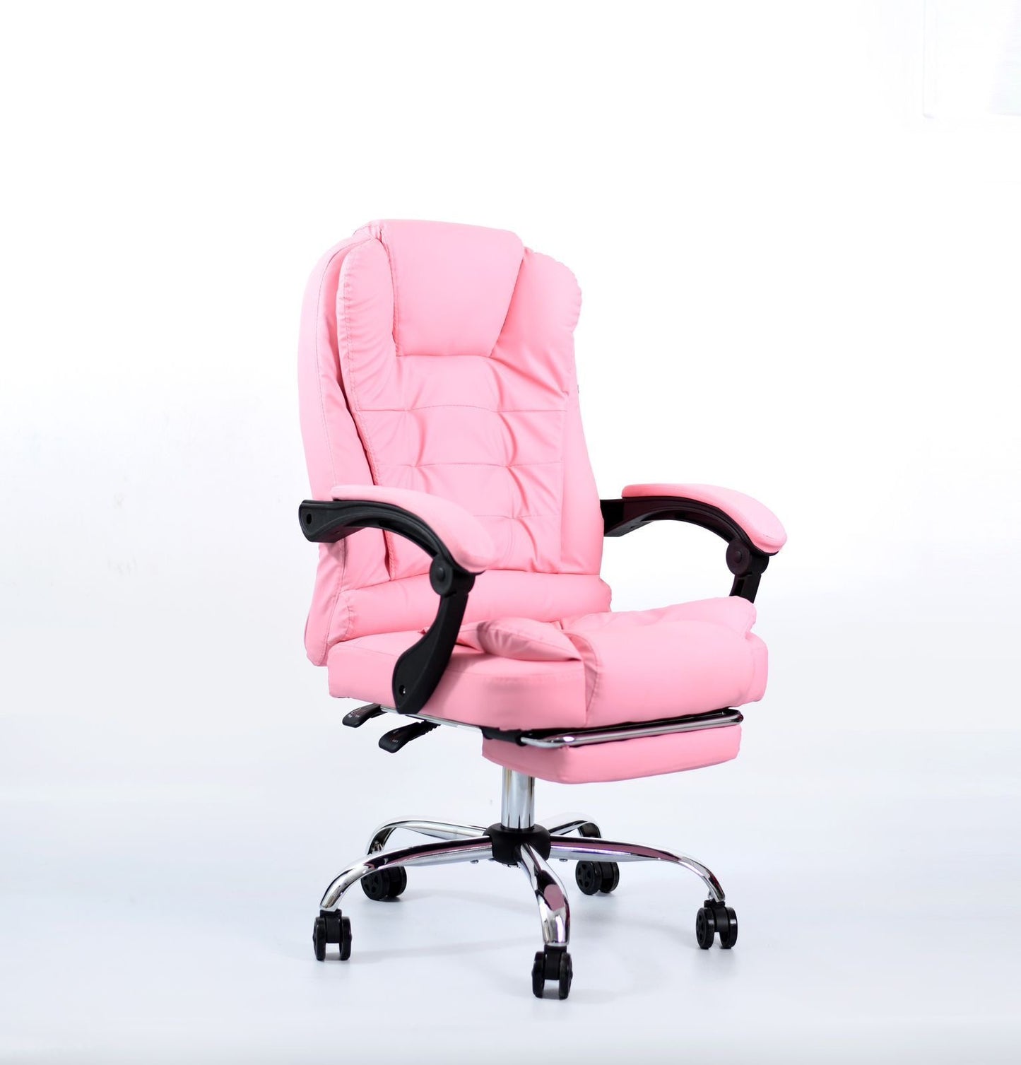 🩷🎀 Silla Ejecutiva con Masajeador y Reposapiés – Color Rosada  (Cod.V2)
💰 RD$8,995