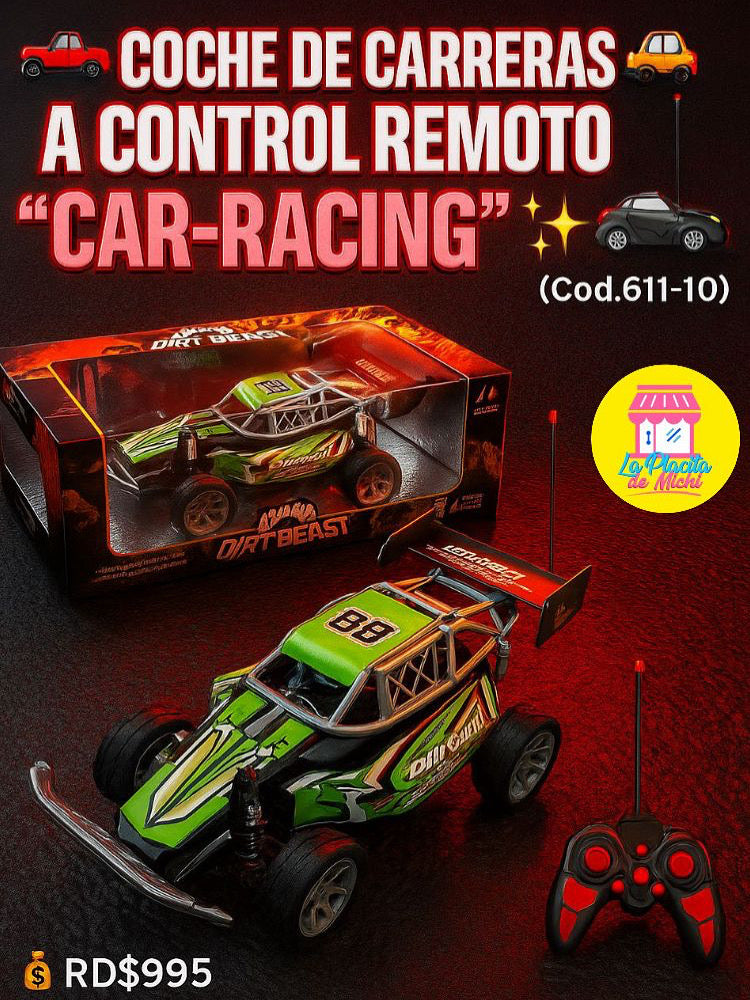 🚙✨ Coche de Carreras a Control Remoto “CAR-RACING” ✨🚙 (Cod.611-10)
💰RD$995