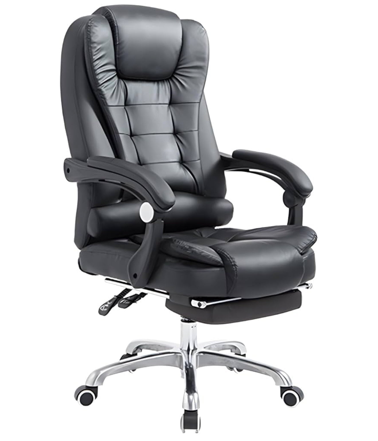 Silla Ejecutiva Con Masajeador y Reposa Pies