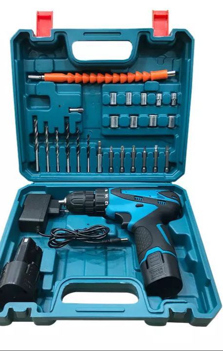 🔧 Taladro Destornillador Inalámbrico 12V con Estuche y Herramientas (Cod. JVM-57)
💰 RD$1,995