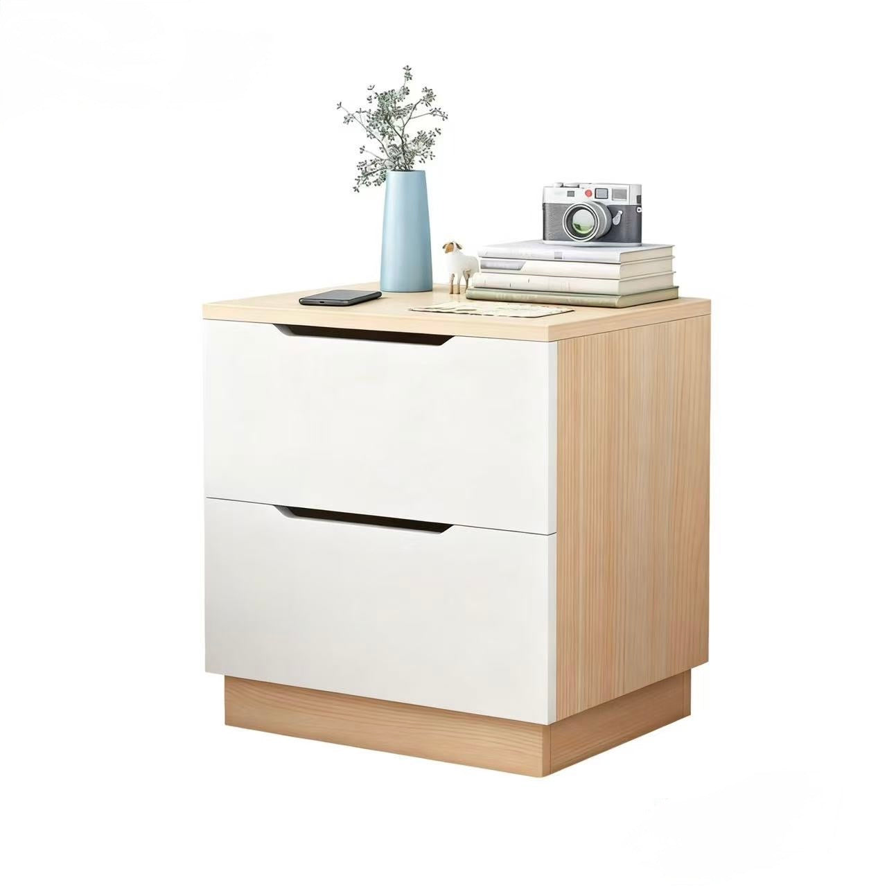 🗄️ Mesita de Noche Moderna 2 Gavetas – Blanco Color Madera Natural (Cod. 283279)
đź’°RD$1,995