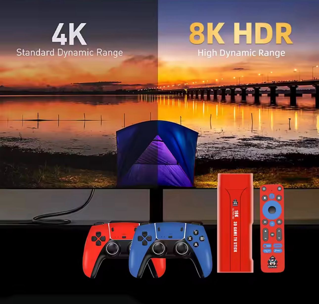 🎮 Game TV 📺 Stick 10K Ultra (Cod. GS-10K)