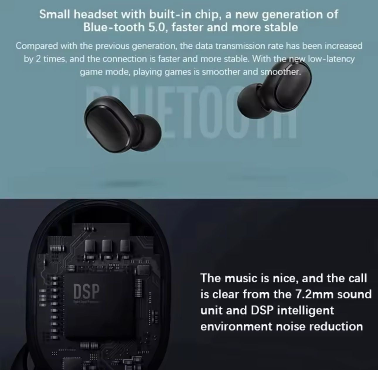 Audífonos Bluetooth Portátil (E6S)