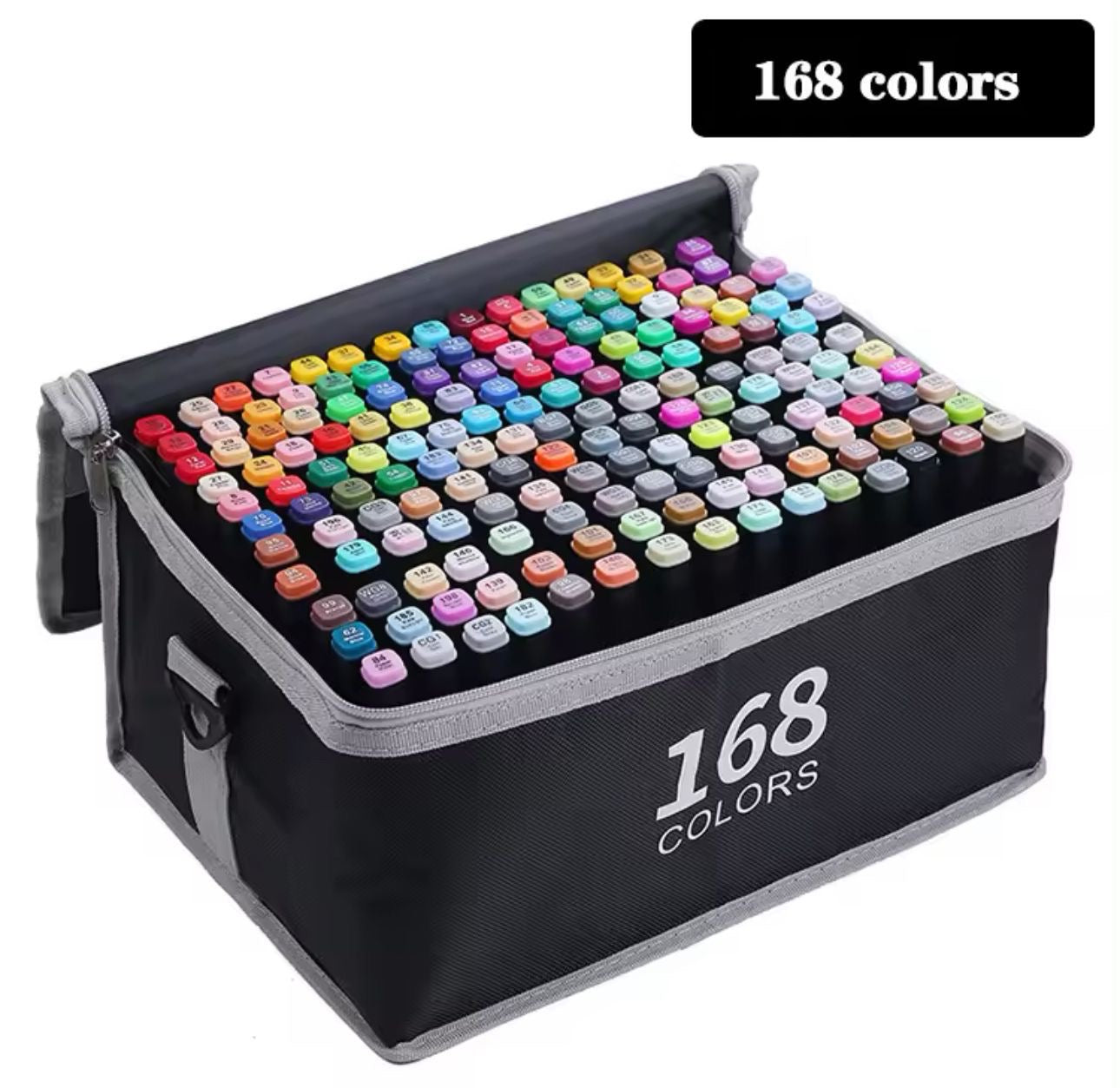 Estuche de Colores Doble Punta (168 Pcs)