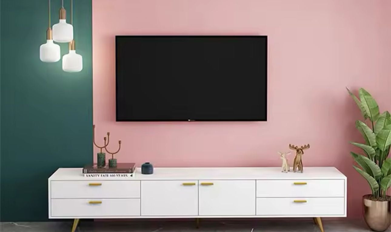 Soporte de TV moderno y elegante para mueble de TV, (Cod. F49) 140 cm