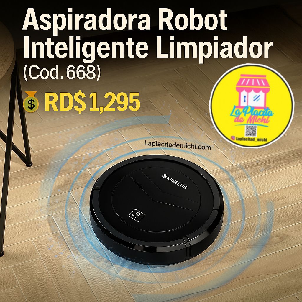 Aspiradora Robot Inteligente Limpiador (Cod.668)