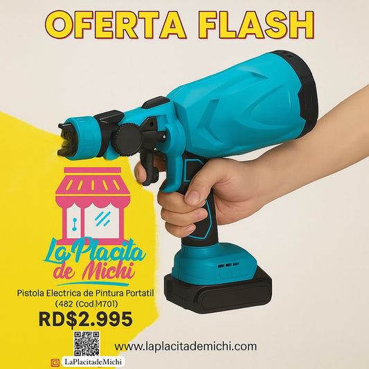 🎨🔫 Pistola Eléctrica de Pintura Portátil 🔥 (48v) (Cod.MT01)
