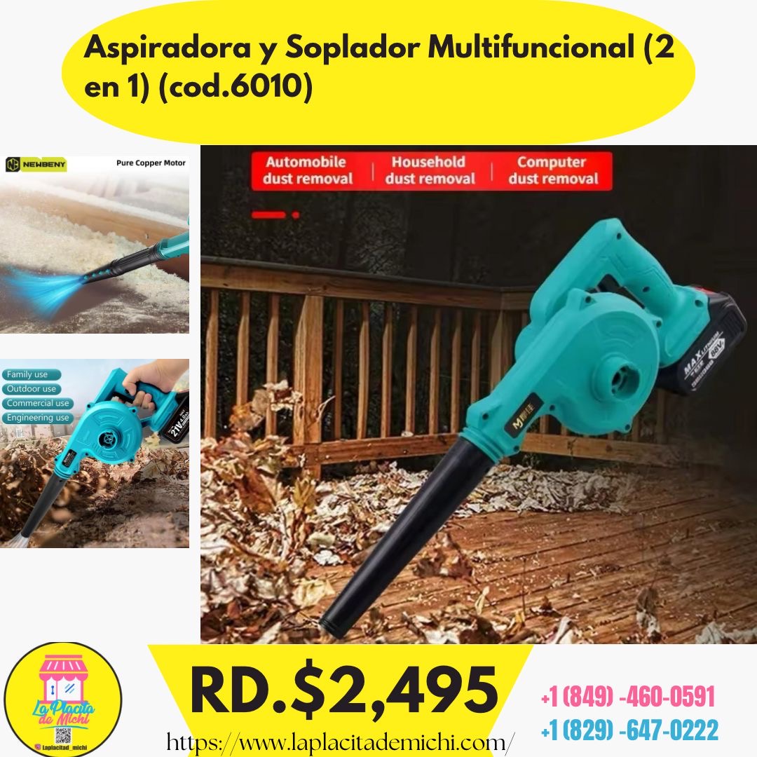 Soplador y Succionador (2 en 1) (cod.6010)