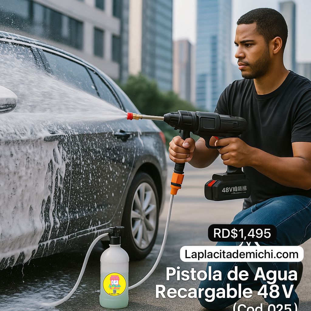 Pistola de agua Recargable 48V (Cod.025)