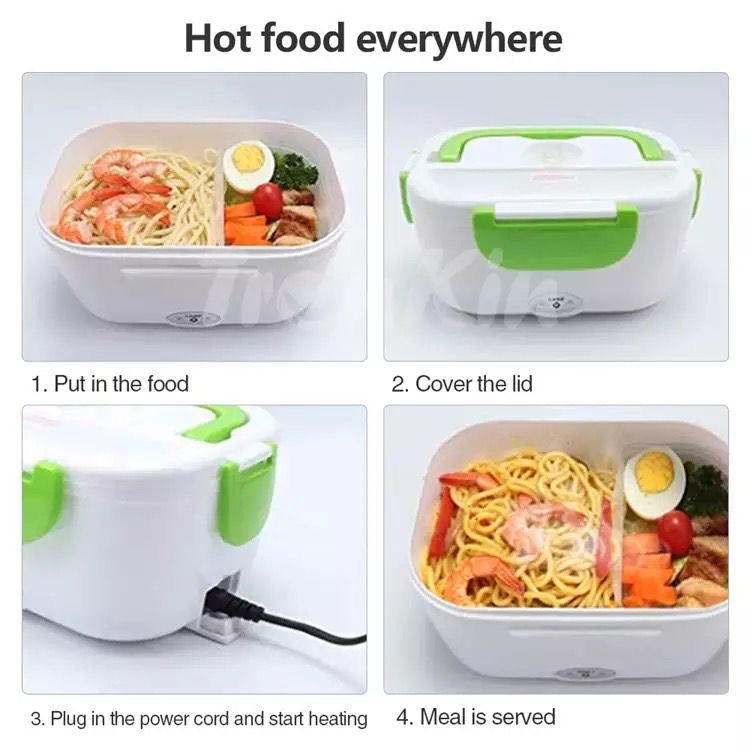 🍱✨ Fiambrera Lonchera Eléctrica Portátil